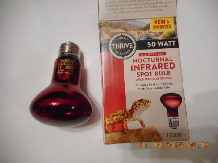 Thrive Â® 50w R-20 Heat Lamp 
I bought this from a local pet store . It's designed for Reptile use . I however have it mounted in a socket under the hood of my 1993 Subaru pointed about 6" from the battery . It's been really COLD here lately so every little bit helps . I leave for work at around 4:45 A.M.  . All I do is plug in the cord which I leave sticking out from under the hood when i get home and unplug it before I leave in the morning . 
Keywords: Lamps